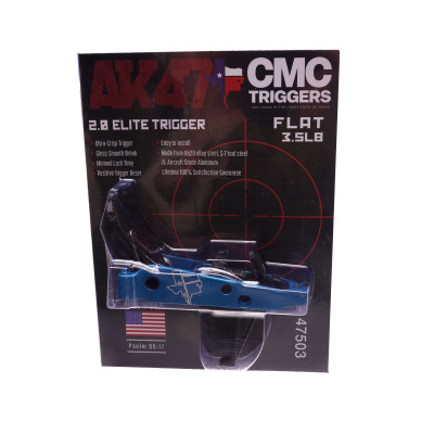 CMCTriggers AK47, 2.0 Elite Trigger, Flat, 3.5lb