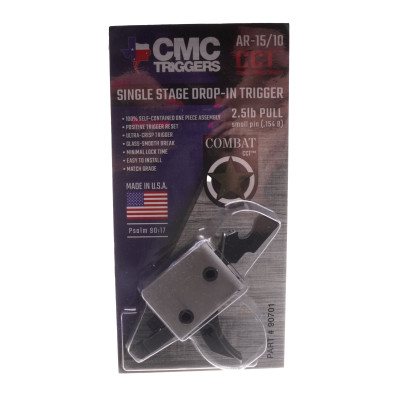 CMC Triggers AR15/AR10 Single Stage Drop In Trigger, 2.5bl