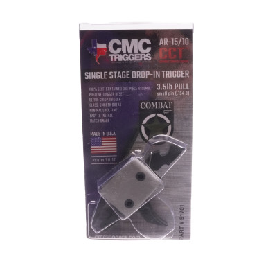 CMC Triggers AR15/AR10, 3.5LB Pull, Drop in Trigger, Single Stage 