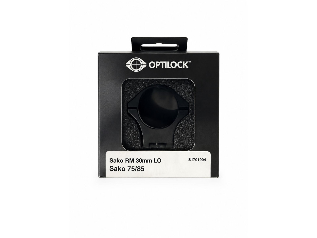 Sako Optilock Low Blued Ring Mount 7/85 30mm Sako Optilock Low Blued Ring Mount 7/85 30mm