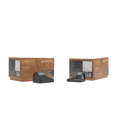 Swampfox Optics Liberty, RMR 1X22 Red Dot 3Moa