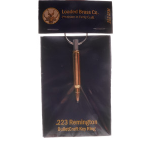 Loaded Brass Co. .223 Remington Bulletcraft Key Ring