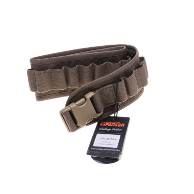 Excelent Elite Spanker 24 Rounds Shotgun Shell Belt, Ranger Green